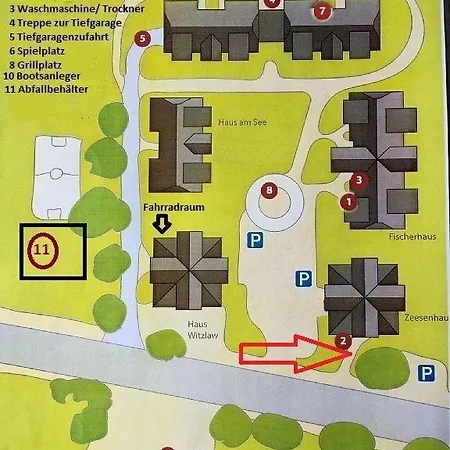 Im Zeesenhaus Im 1 Og Mit Balkon Lejlighed